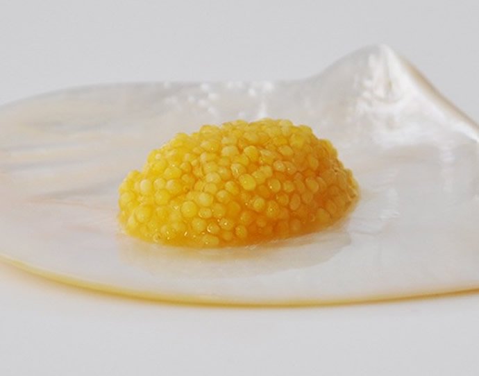 caviar albi nacre